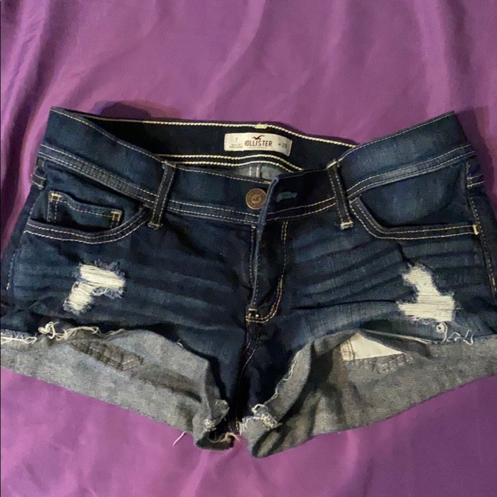 Hollister jean shorts